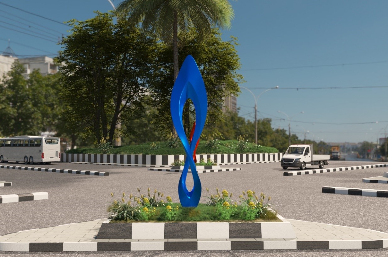 Installation of Creative Sculptures at MTNL Junctions