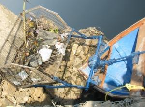 debris collection by boats