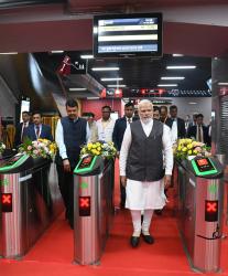 Metro Line 2a and 7 Inauguration 1