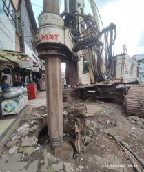 PP103-2 Pile boring work started.