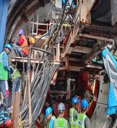 Temporary ring building installation completed No-01
