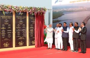 Honourable Prime Minister Shri Narendra Modi inaugurated India s longest sea bridge the Atal Bihari Vajpayee Sewri Nhava Sheva Atal Setu on 12th January