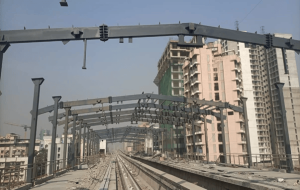 Miragaon Station PEB Progress