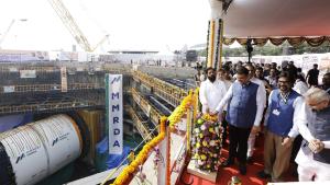 Hon’ble CM Devendra Fadnavis launched Slurry-Shield TBM for Orange Gate–Marine Drive Tunnel on 3rd December, 2025
